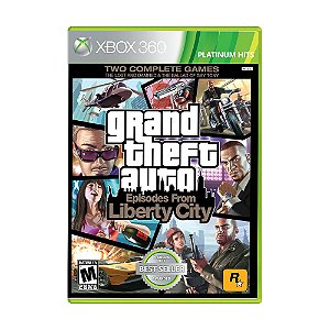 Jogo Grand Theft Auto Episodes From Liberty City (GTA) - Xbox 360 (Platinum Hits)