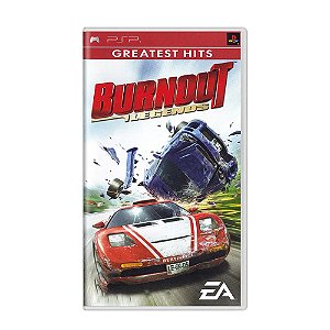 Jogo Burnout Legends - PSP (Greatest Hits)