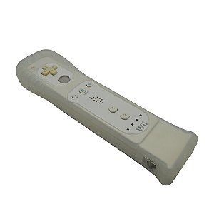 Controle Nintendo Nunchuk Branco + Adaptador Motion Plus - Wii
