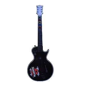 Guitarra Gibson Les Paul preta (Item decorativo - Não funciona)
