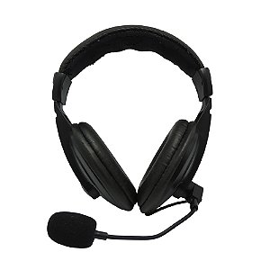 Headset C3Tech PH-60BK - Microfone Flexível, Preto