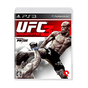 Jogo UFC Undisputed 3 - PS3 (JAPONÊS)