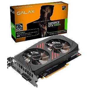 Placa de Vídeo NVIDIA GeForce GTX 1050 Ti 4GB GDDR5 128-bit - GALAX