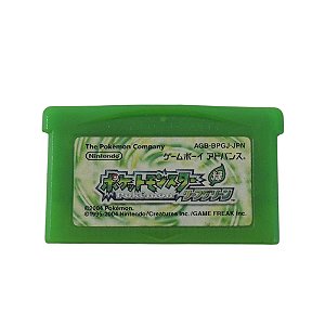 Jogo Pokémon Leaf Green Version - GBA (Japonês)