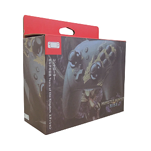 Controle para Switch: Pro Controller (Monster Hunter Rise) - (Lacrado)