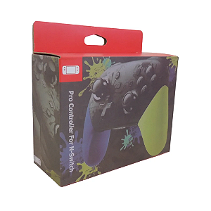 Pro Controller Switch Splatoon 3 - Sem marca (NOVO)