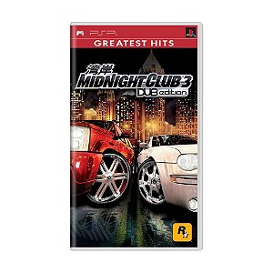 Jogo Midnight Club 3 (DUB Edition) - PSP (Greatest Hits)