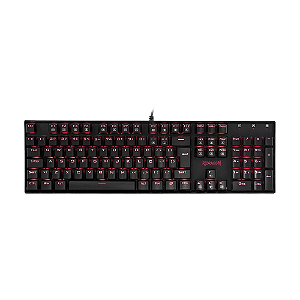 Teclado Mecânico Gamer Redragon Mitra K551 Red Switch Black com fio - Redragon