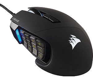 Mouse Gamer Corsair Scimitar Pro RGB 16000 DPI com fio - Corsair (OPEN BOX)