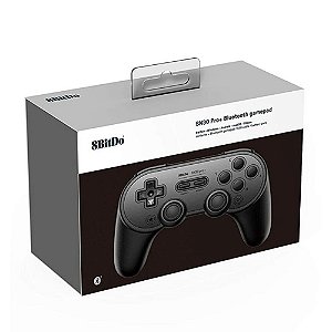 Controle SN30 PRO+ BlueTooth Gamepad Black Edition - 8BitDo