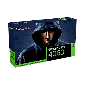 Placa de Vídeo Nvidia Geforce RTX 4060 Eagle 1-Click OC, 8GB, GDDR6 128-bits - Galax