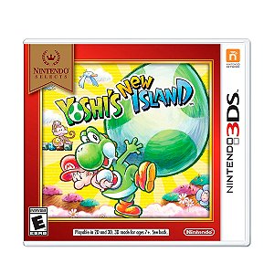 Jogo NOVO Yoshi's New Island - 3DS (Nintendo Selects, Lacrado)