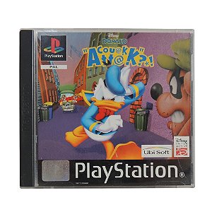 Jogo Disney Donald Couak Attak - PS1 (EUROPEU)