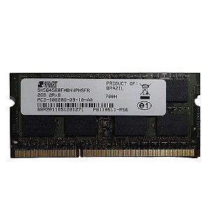 Memória Ram de Notebook PC3-8500S-07-10-F2 2GB DDR3 1333MHz - Smart
