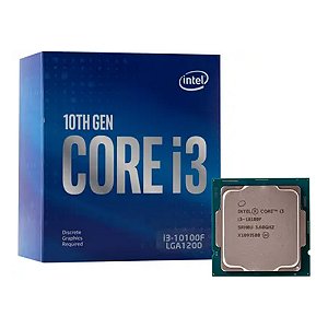 Processador Intel Core i3 10100F 3.60 GHz 6MB - Intel