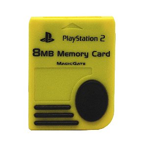 Memory Card Nyko Amarelo 8MB - PS2