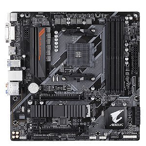 Placa-Mãe B450 Aorus M AM4, AMD, DDR4, Micro ATX - Gigabyte