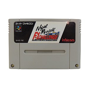 Jogo Nigel Mansell F1 Challenge - Snes (Japonês)