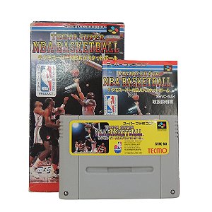 Jogo Tecmo Super NBA Basketball - Snes (Japonês)
