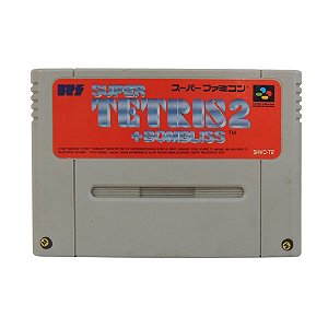 Jogo Super Tetris 2 + Bombliss - Snes (Japonês)