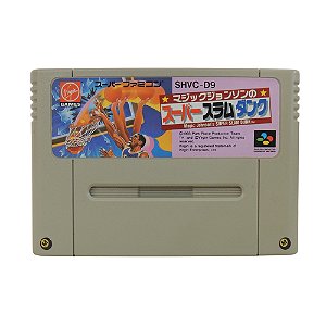 Jogo Magic Johnson no Super Slam Dunk - Snes (Japonês)