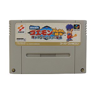 Jogo Ganbare Goemon: Kirakira Douchuu - Snes (Japonês)