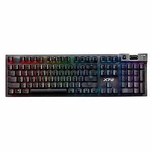 Teclado Gamer Mecânico Xpg Summoner Preto RGB Cherry Mx Speed Silver