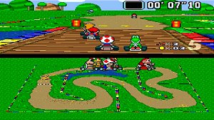 Jogo Super Mario Kart - SNES