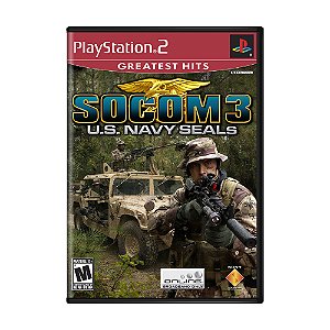 Jogo SOCOM 3: U.S. Navy SEALs - PS2 (Greatest Hits, Lacrado)