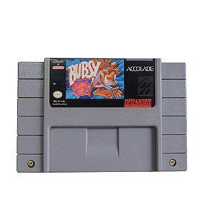 Jogo Bubsy in: Claws Encounters of the Furred Kind - SNES