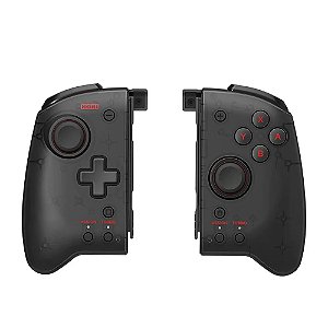 Controle Split Pad Pro para Nintendo Switch Preto e Vermelho - Hori