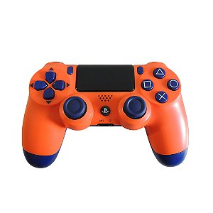 Controle Sony Dualshock 4 Laranja Sunset sem fio - Paralelo