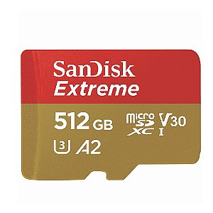 Cartão de Memória Micro SD 512GB - Sandisk Extreme