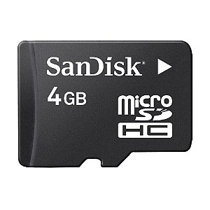 Cartão de Memória Micro SD 4GB - SanDisk