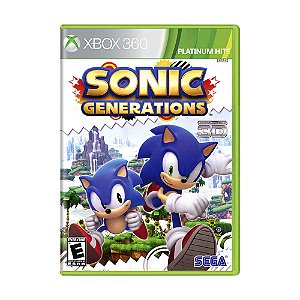 Jogo Sonic Generations (Platinum Hits) - Xbox 360 (LACRADO)