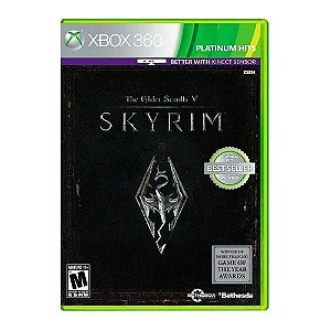 Jogo The Elder Scrolls V: Skyrim (Platinum Hits) - Xbox 360 (LACRADO)