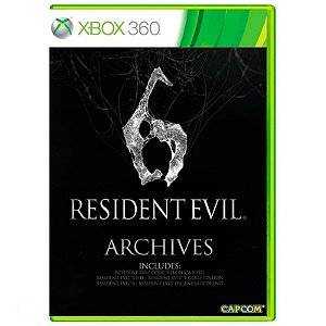 Jogo Resident Evil 6 Archives - Xbox 360 (LACRADO)
