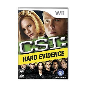 Jogo CSI: Crime Scene Investigation: Hard Evidence - Wii