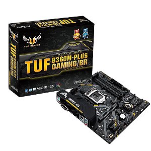 Placa Mãe TUF Gaming/BR B360M-Plus LGA 1151, mATX - Asus