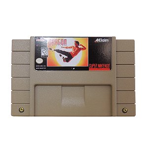 Jogo Dragon: The Bruce Lee Story - SNES (Relabel)