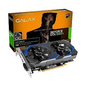 Placa de Vídeo Nvidia Geforce GTX 1050 Ti OC, 4GB, GDDR5, 128-bit - Galax