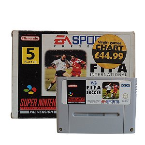Jogo FIFA International Soccer - SNES (Europeu)