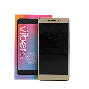 Celular K6 Live Plus 3 Dourada, Tela 5,5", 3GB RAM, 32GB - Lenovo