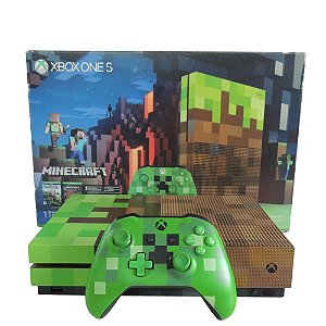 Console Xbox One S 1TB (Minecraft Limited Edition) - Microsoft
