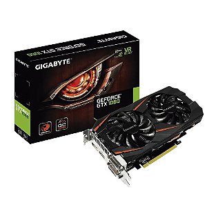 Placa de Vídeo NVIDIA GeForce GTX 1060 WindForce OC, 6GB, GDDR5, 192 Bits - Gigabyte