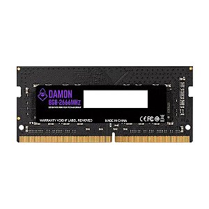 Memória Ram Damon Para Notebook, 4GB, DDR4, 2666MHz, Preto - Mancer