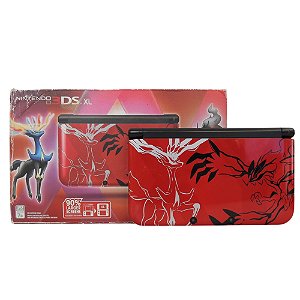 Console Nintendo 3DS XL (Pokémon X & Y Red Edition) - Nintendo (Desbloqueado)