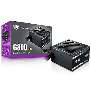 Fonte G800 Gold, 800W, 80 Plus Gold, ATX - Cooler Master