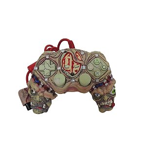Controle Fleshy Freaks Monster Zombie com Fio - PS2
