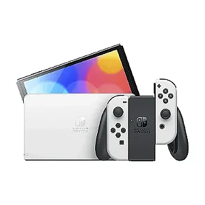 Console Nintendo Switch OLED Branco/Preto - Nintendo (Desbloqueado)